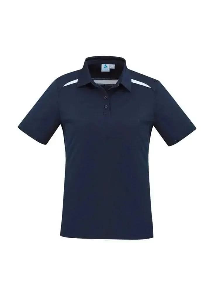 Biz Collection Sonar Ladies Polo P901LS Casual Wear Biz Collection 6 Navy/White